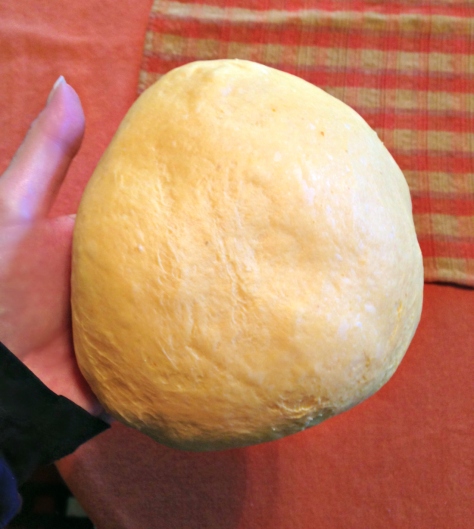 Pumpkin Bread Dough Disc Shape Bake This Bread
